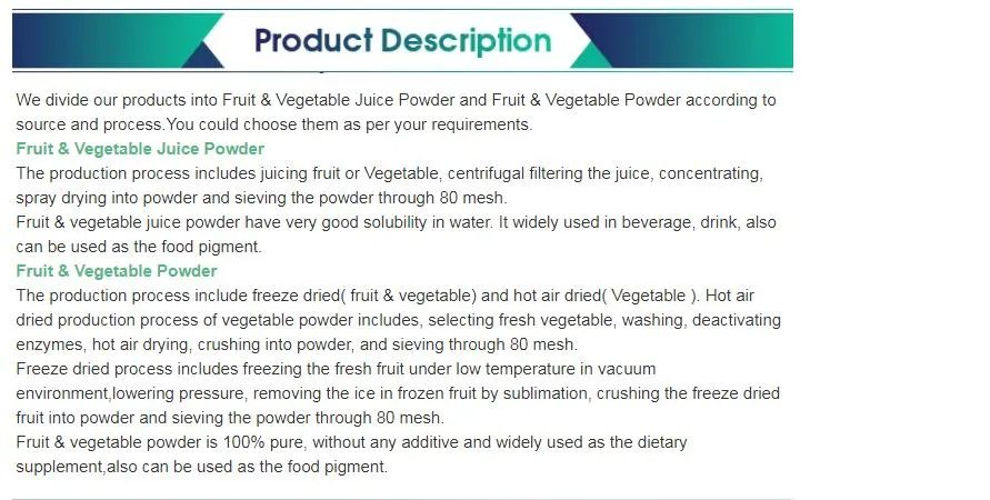 Concentrate Powder Honeydew Powder Honeydew Melon Powder/Honeydew Melon Juice