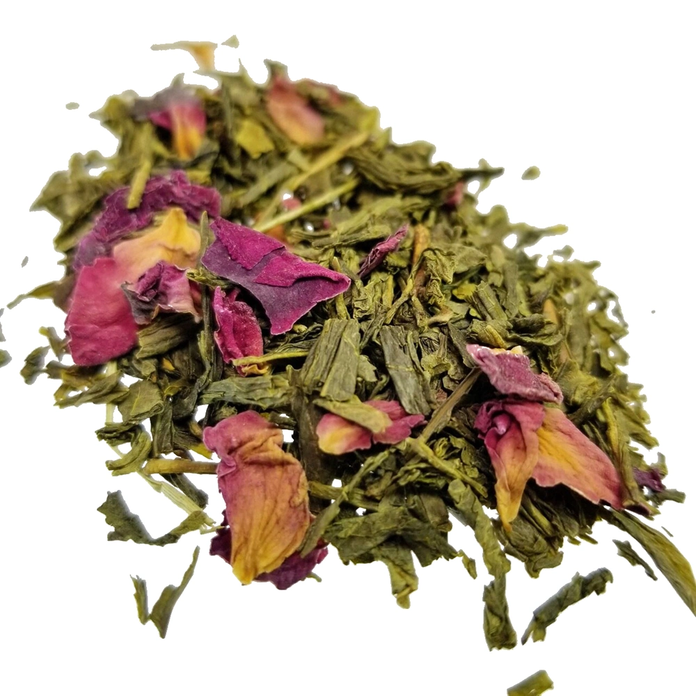 Rose Flower Chinese Organic Green Tea Detox Slimming